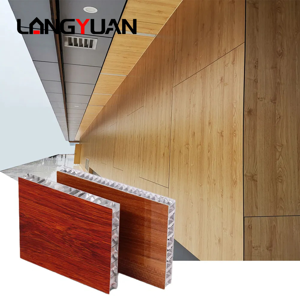 แผงรังผึ้งอลูมิเนียม 18 มม. สำหรับตู้และประตูห้องครัว โรงงานแผงรังผึ้งอลูมิเนียม