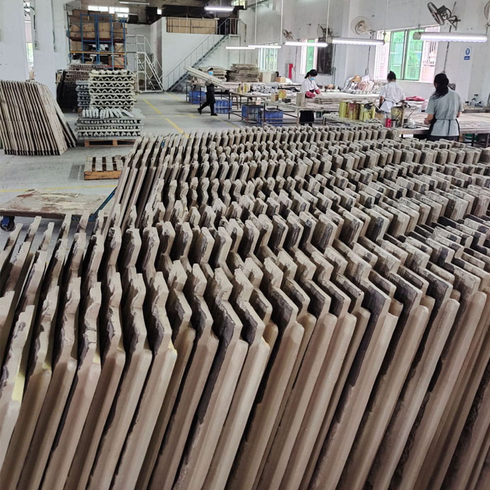 60*30 ซม.ตกแต่งแผ่นวีเนียร์ตกแต่ง Faux Polyurethane Pu หินผนังประดิษฐ์ Stonee สำหรับ Home