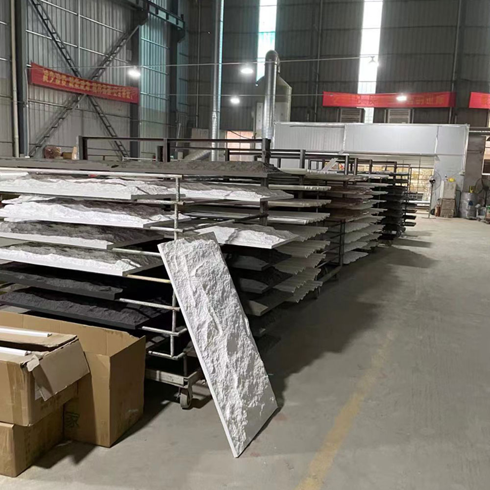 60*30 ซม.ตกแต่งแผ่นวีเนียร์ตกแต่ง Faux Polyurethane Pu หินผนังประดิษฐ์ Stonee สำหรับ Home