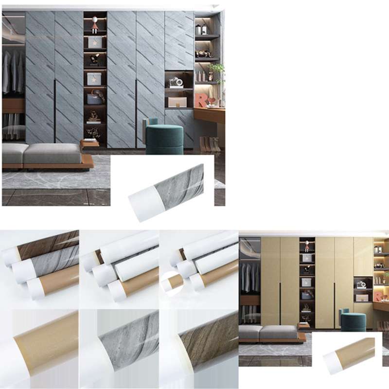 Golden Hot Stamping Marble ฟิล์มถ่ายเทความร้อน PVC เฟอร์นิเจอร์ตกแต่งฟิล์มกดสูญญากาศฟอยล์สำหรับประตูสำหรับแผง WPC UV Board